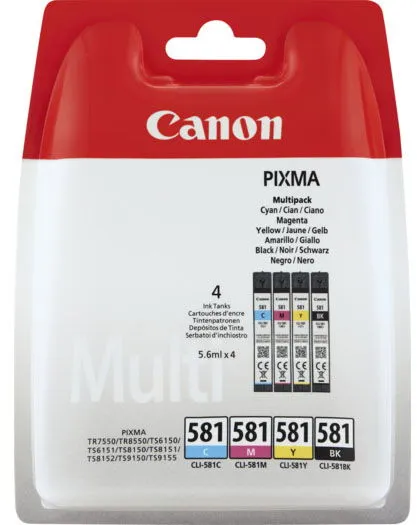 Canon CLI-581 Multi Pack flerfargede blekkpatroner