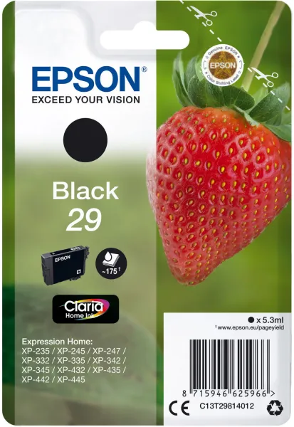 Epson 29 svart blekkpatron