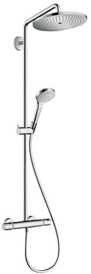 Hansgrohe Croma 160 dusjsystem, 1 stråletype, krom
